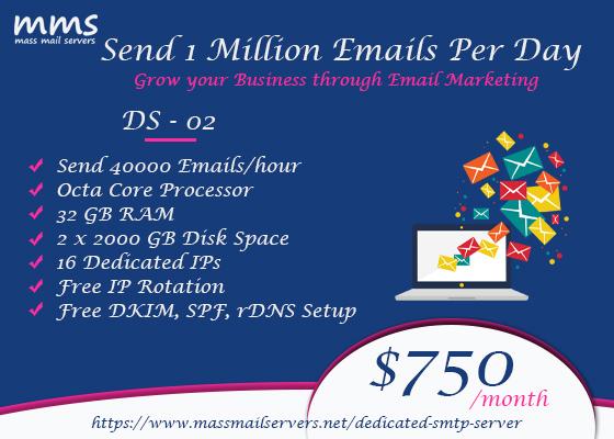 VPS Mail Servers - Dedicated SMTP Server | Bulk Email Service | Buy SMTP