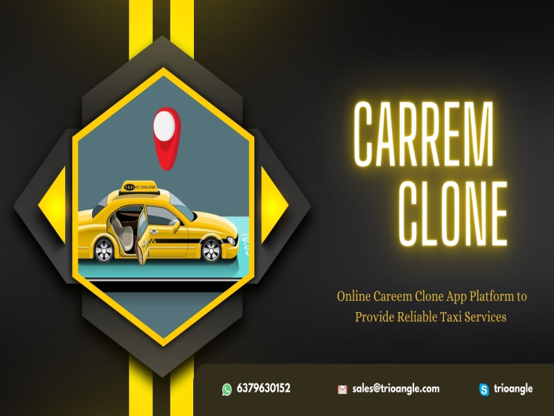 Online Careem Clone App Platform to Provide Reliable Taxi Services