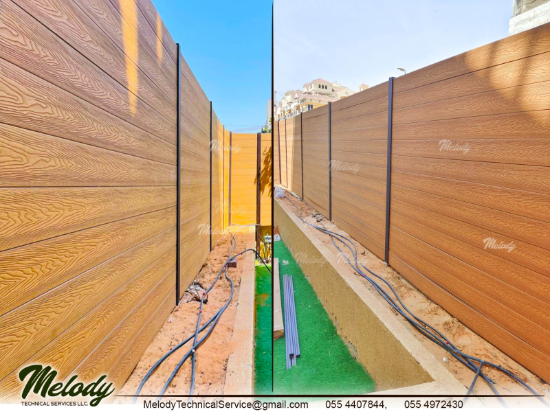 WPC Fence in Dubai | Fence Suppliers | Garden Fence