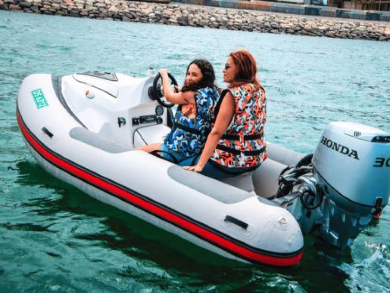 Explore the Dubai Coastline on a Self-Driving Boat