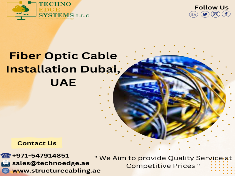Fiber Optic Cabling Installation Services in Dubai