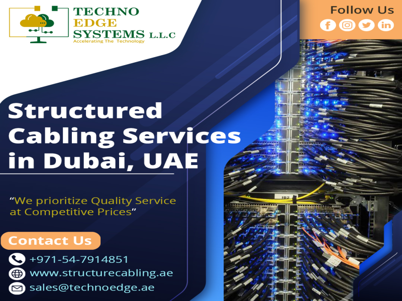 Structured Cabling Installation Dubai, UAE | Techno Edge Systems