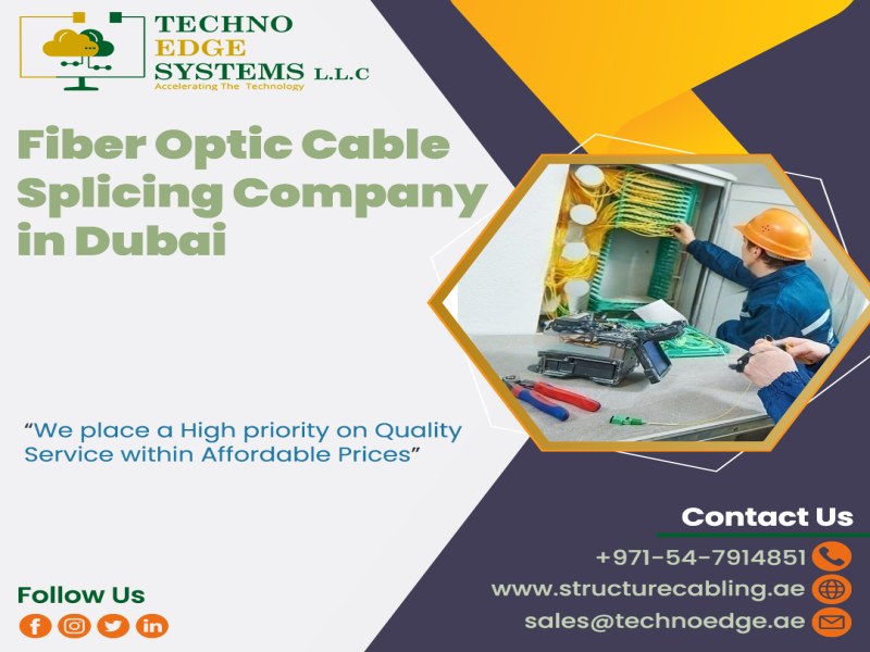 High-Quality Fiber Cabling Services in Dubai, UAE | Techno Edge Systems