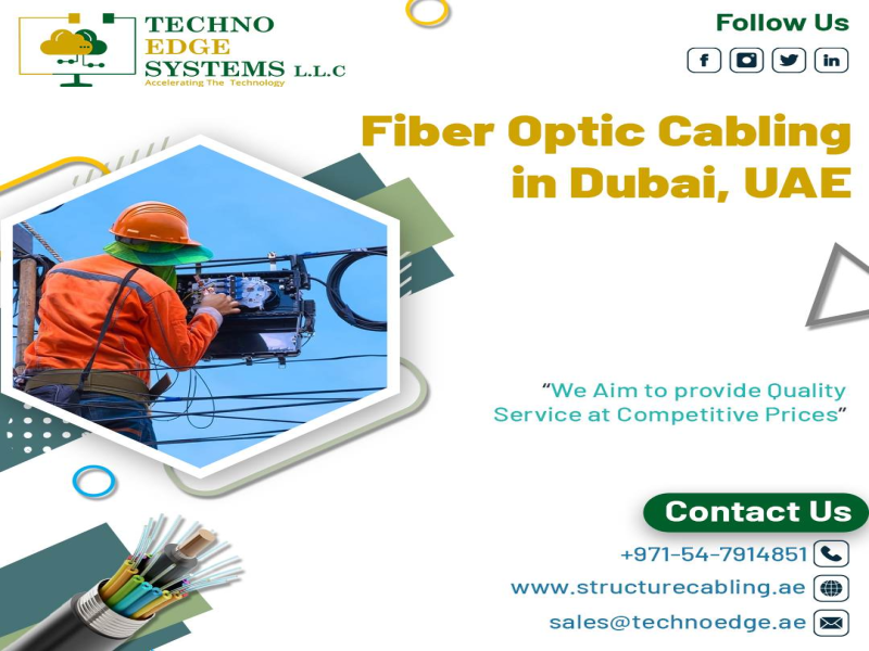 Best Suppliers of Fiber Optic Cable Installation in Dubai