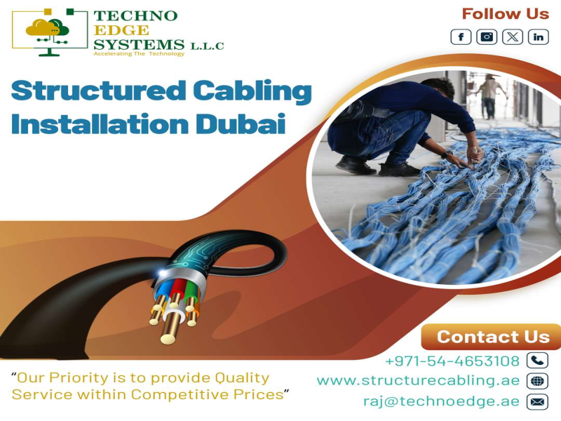 Professional Structured Cabling Installation Company in Dubai, UAE - Techno Edge Systems