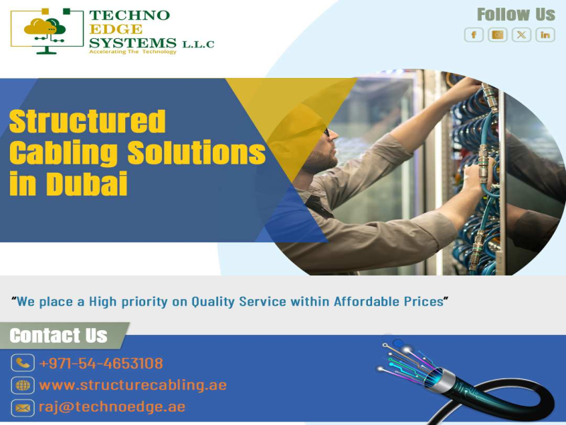 Upgrade Your Business with Customized Structured Cabling in Dubai, UAE