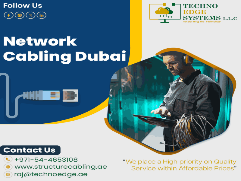Need Network Cabling Installation in Dubai - Call @ 054-4653108