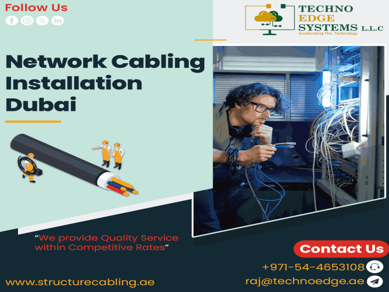 Network Cabling in Dubai, UAE - The Backbone of Your Business