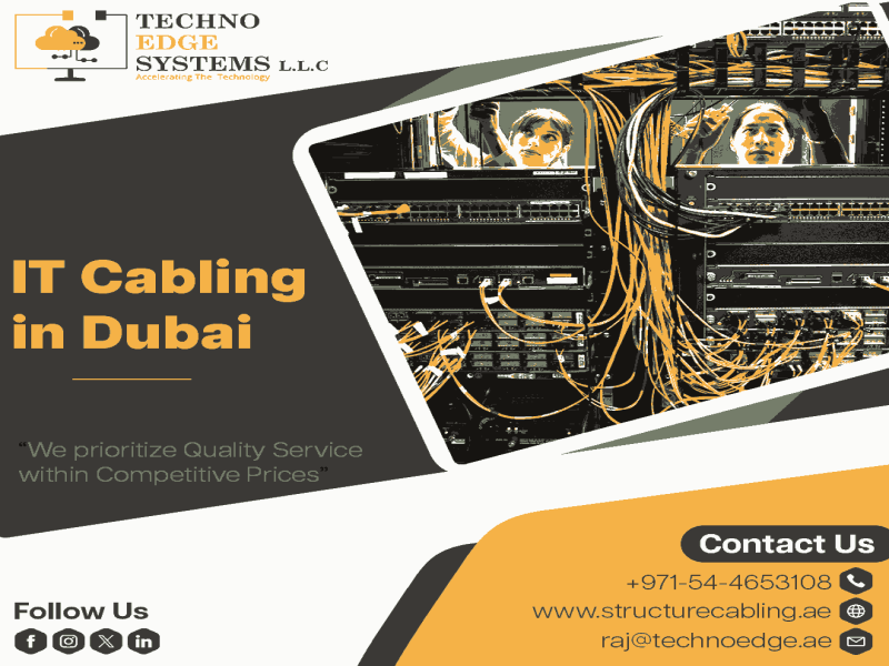 Trusted IT Network Cabling Company in Dubai, UAE