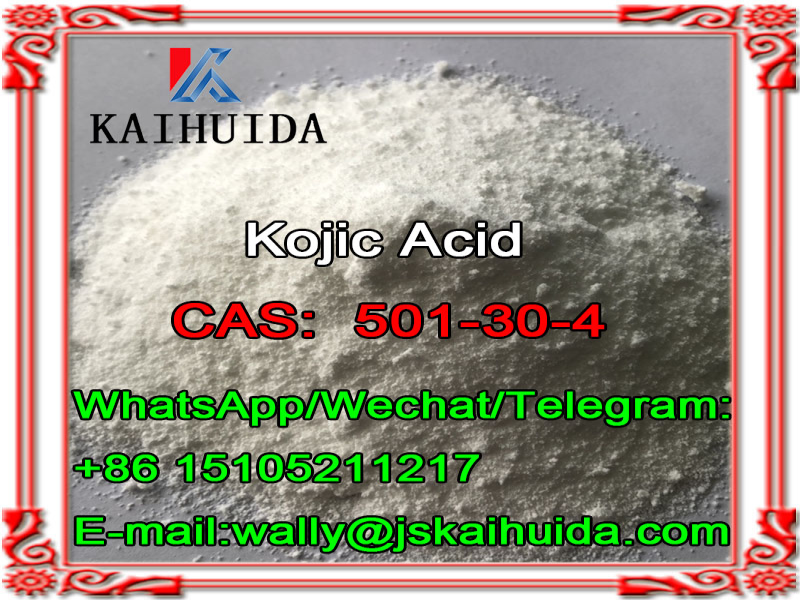 China Manufacture 99% Purity CAS501-30-4,Kojic Acid with Fast Delivery in stock