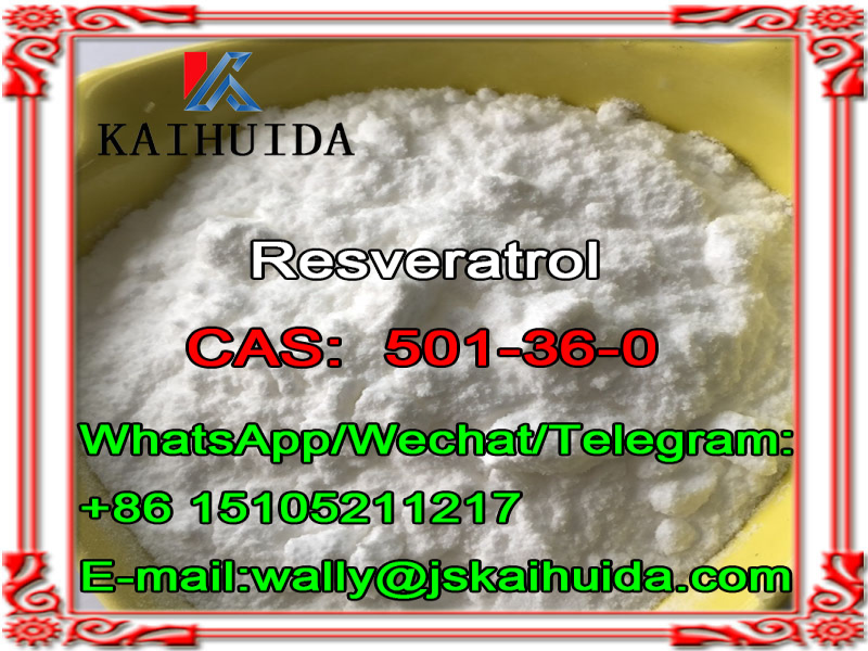 China Manufacture 99% Purity CAS 501-36-0, Resveratrol with Fast Delivery in stock