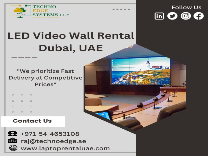 Video Wall Rental UAE | Hire Video Wall in Dubai | Techno Edge Systems