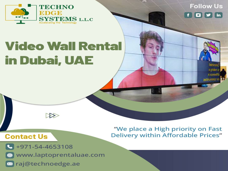 Rent a Video Wall for a Small Business in Dubai