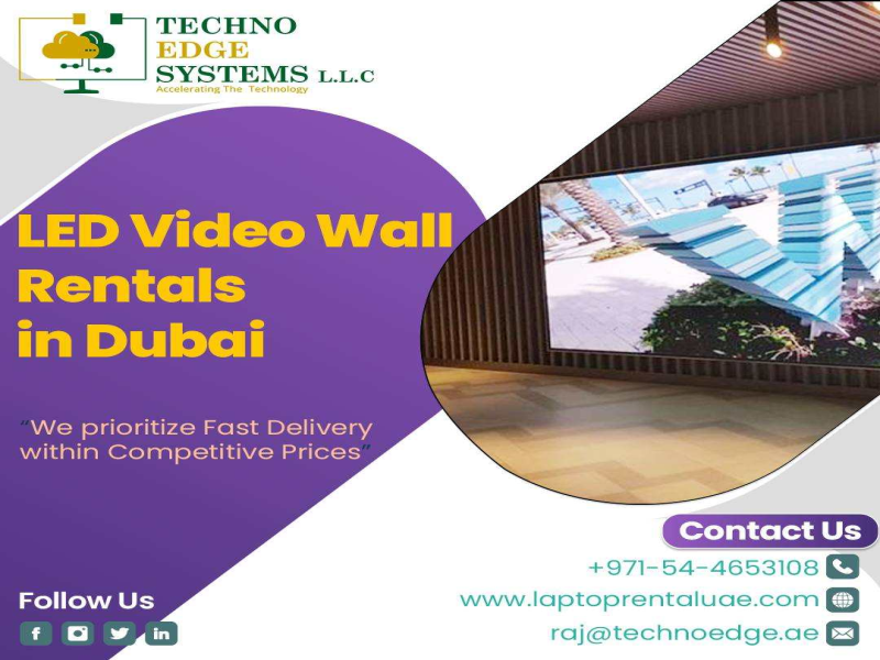 Indoor or Outdoor Events LED Video Wall Rental in Dubai, UAE