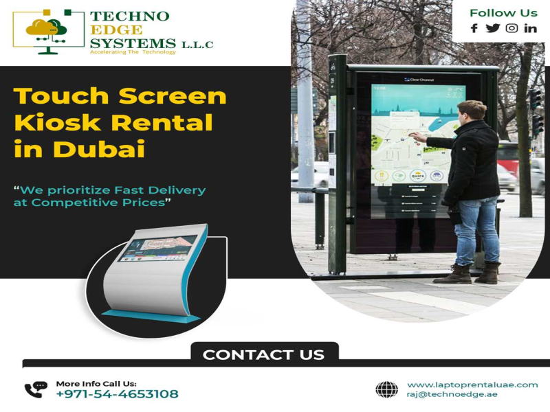 Touch Screen Rental Dubai For Various Sectors