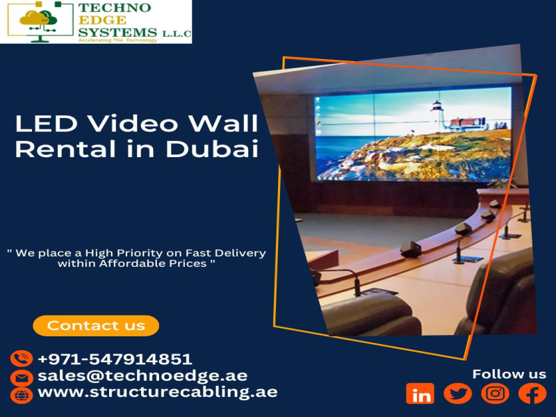 Guide to Choose an LED Video Wall Rental in Dubai for Your Business Meetings