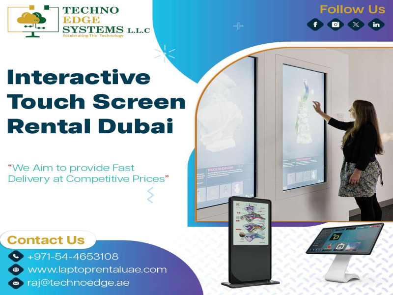 How can Touch Screens be Effectively Used in Meetings in Dubai?