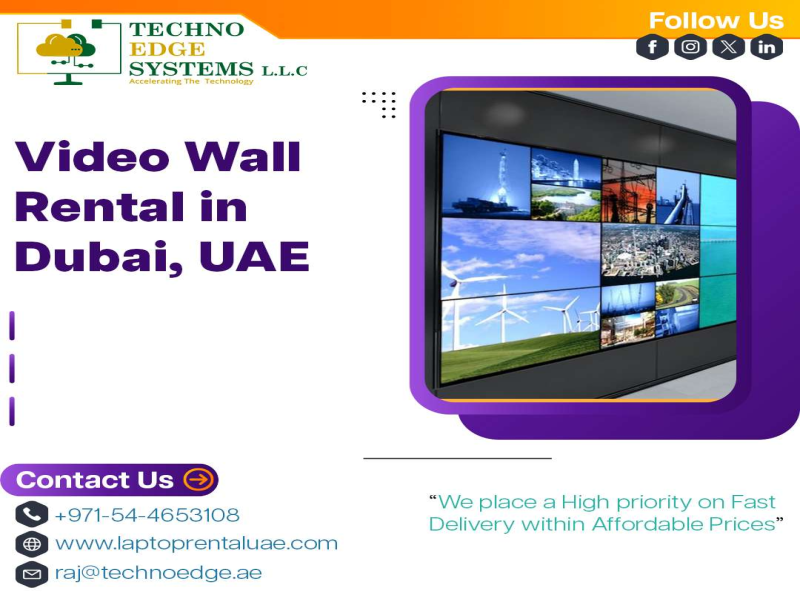Why Hire a Video Wall in Dubai, UAE for Events?