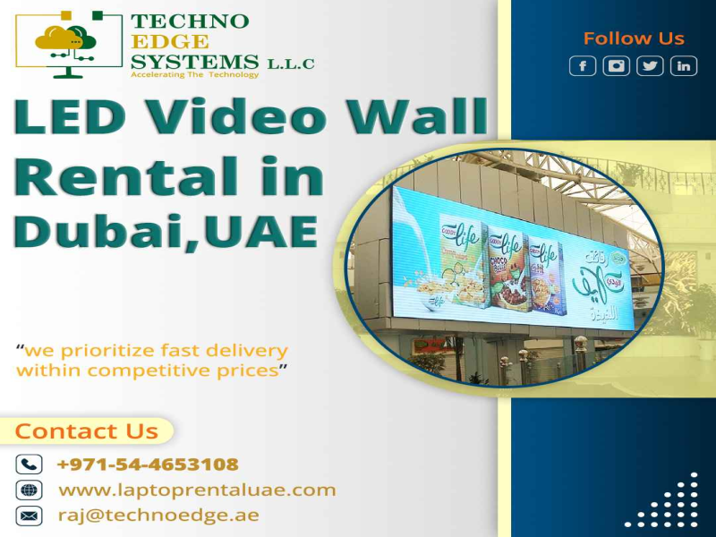 Importance of LED Video Wall Rentals for Various Occasions in Dubai