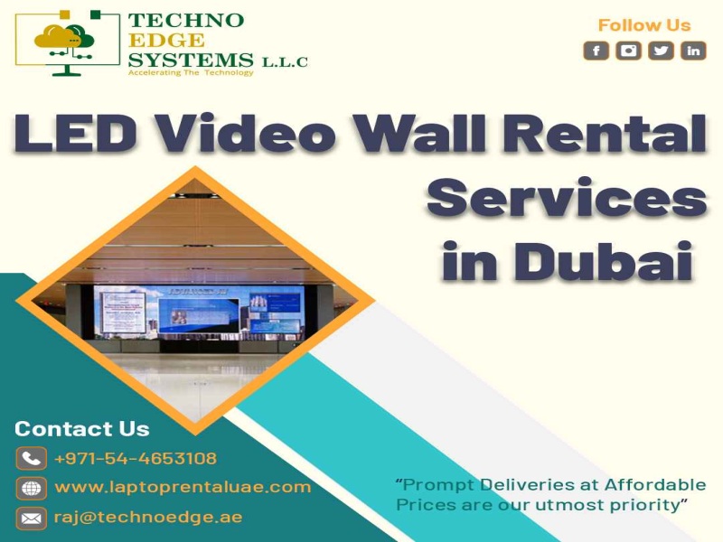 Video Wall Rental Services in Dubai, UAE