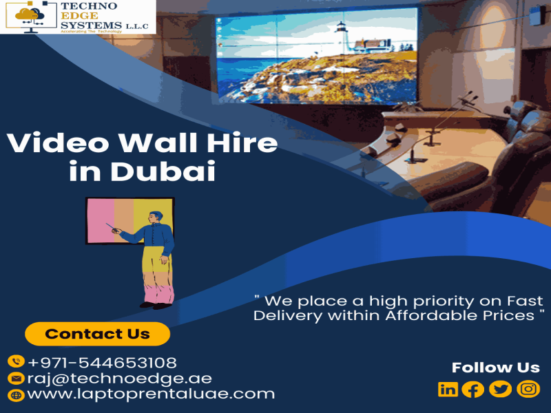 Showcase Your Business With LED Video Wall Rentals in Dubai