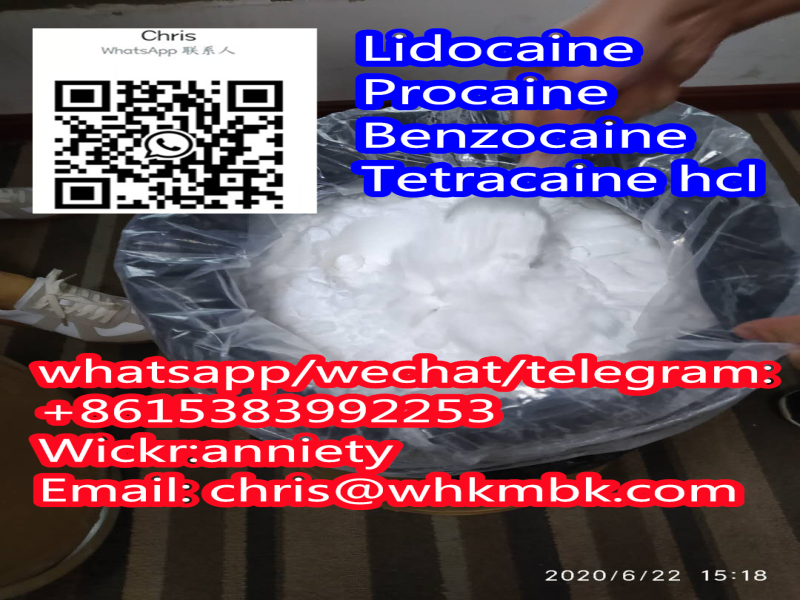 whatsapp: +86 153 8399 2253 Lidocaine Procaine Benzocaine Tetracaine hcl