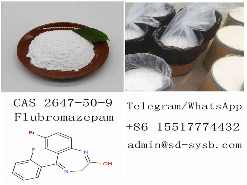 Flubromazepam cas 2647-50-9	Hot sale in Europe and America	Good quality and good price