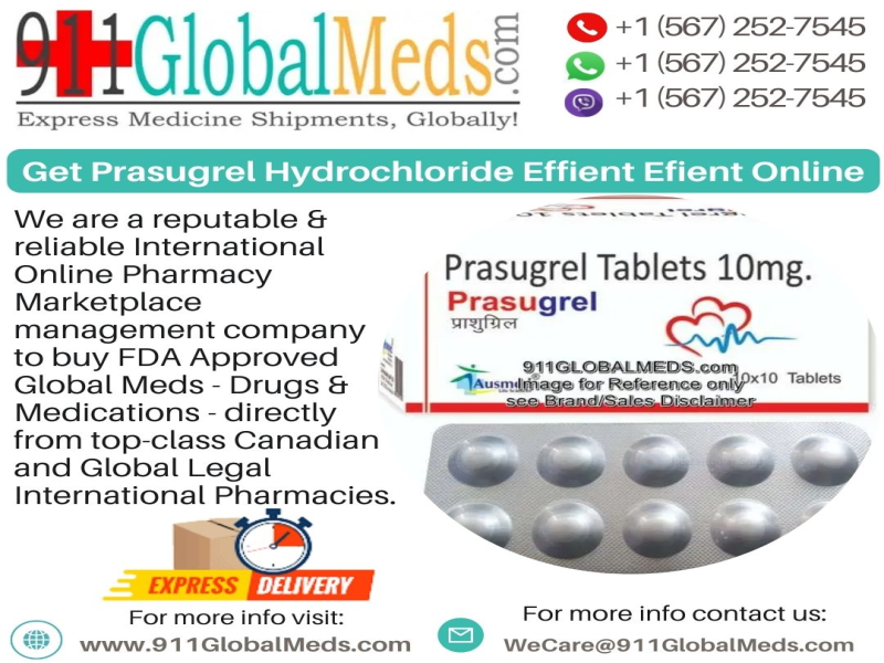 Buy Prasugrel Online: Safe & Effective
